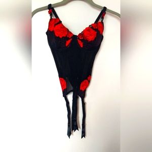 Vintage Corset w/ Garter Straps by Jessica